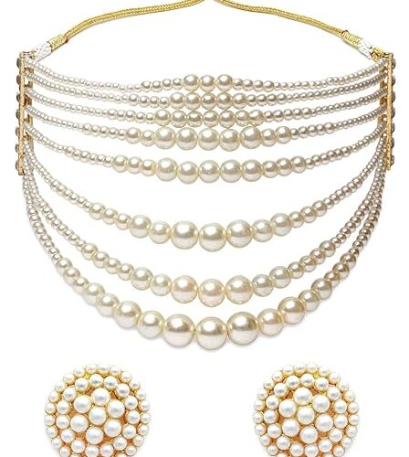 Elegant Stylish Pearl Necklace Set