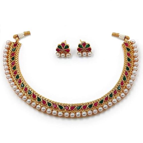 Peora Traditional Ethnic Necklace Set