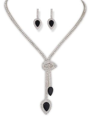 Shining Diva Crystal Necklace Set