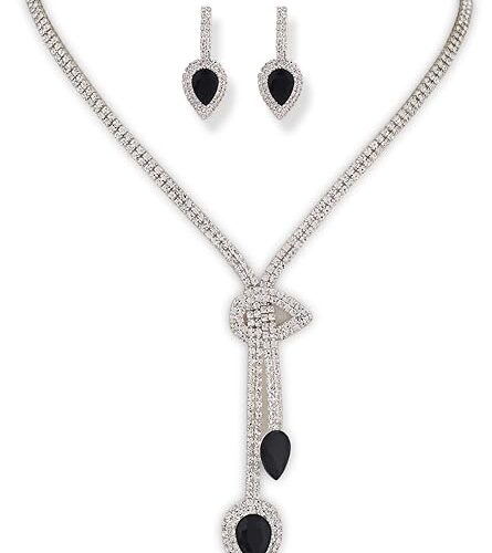 Shining Diva Crystal Necklace Set