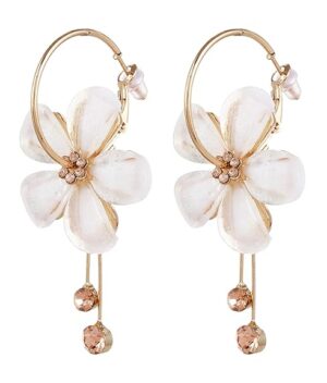 Gold Plated Floral Earrings