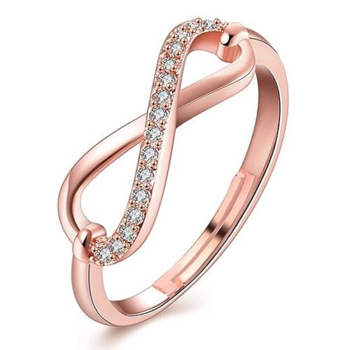 Rose Gold Infinity Ring