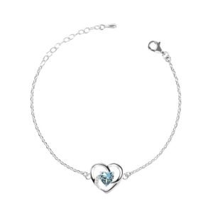 Clara 925 Silver Heart Bracelet