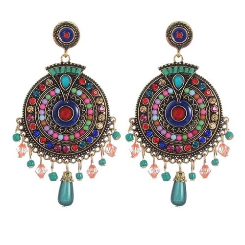 Bohemian Multi-Color Earrings