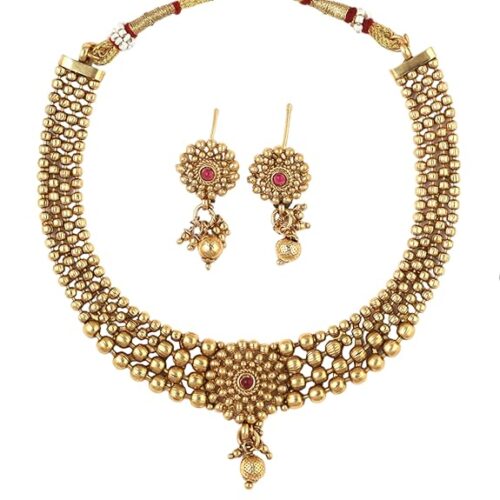 Fashion Frill Kundan Pearl Necklace Set